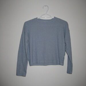H&M Light Blue Long Sleeve Top
